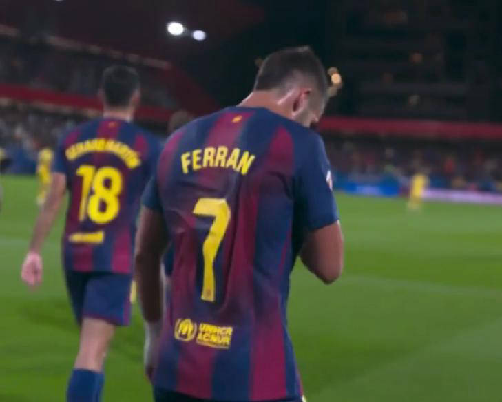 巴萨3-0大胜赫塔菲，全队7人16球领跑西甲